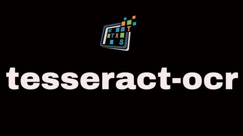 tesseract OCR识别验证码