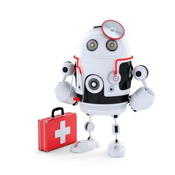 医生,我还能再抢救一下 但为你做手术的是AI智能机器人,害怕吗 