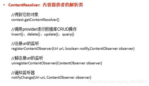 Android ContentProvider复习笔记