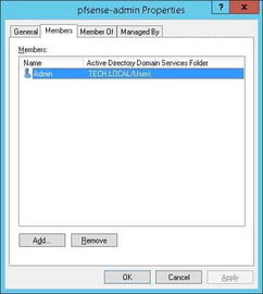 pfSense 使用Active Directory进行LDAP身份验证