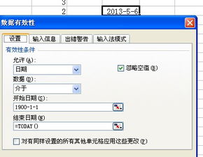 Excel可否设置第一行不被删除 某一字段输入时自动检查是否日期格式 如2012 01 01 不是则无法输入 