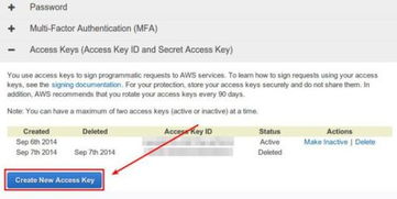 如何使用aws访问密钥进行登录 