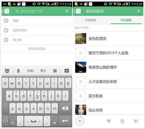 豆瓣FM 4.0 Android版本发布,加入主动搜索的功能