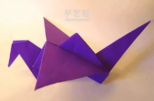 送出美好祝福 简单详细千纸鹤折纸方法图解 