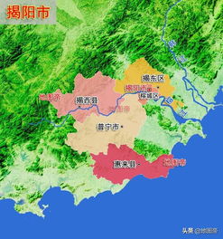 国庆自驾游广东必备姿势 22张地形图,快速了解广东省各地级市