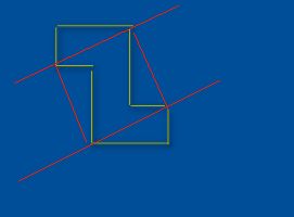 5个面积为1的正方形组成的z字形剪两刀要求拼成正方形 