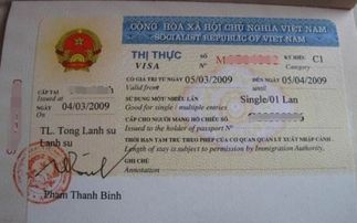 越南签证照片要求 